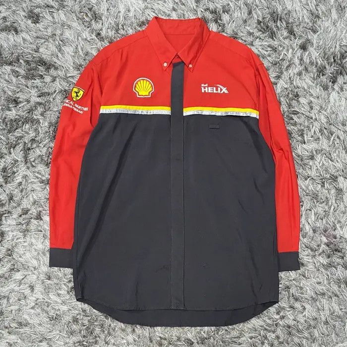 Staff Shell x Ferrari Official Partner Shirts Button Up