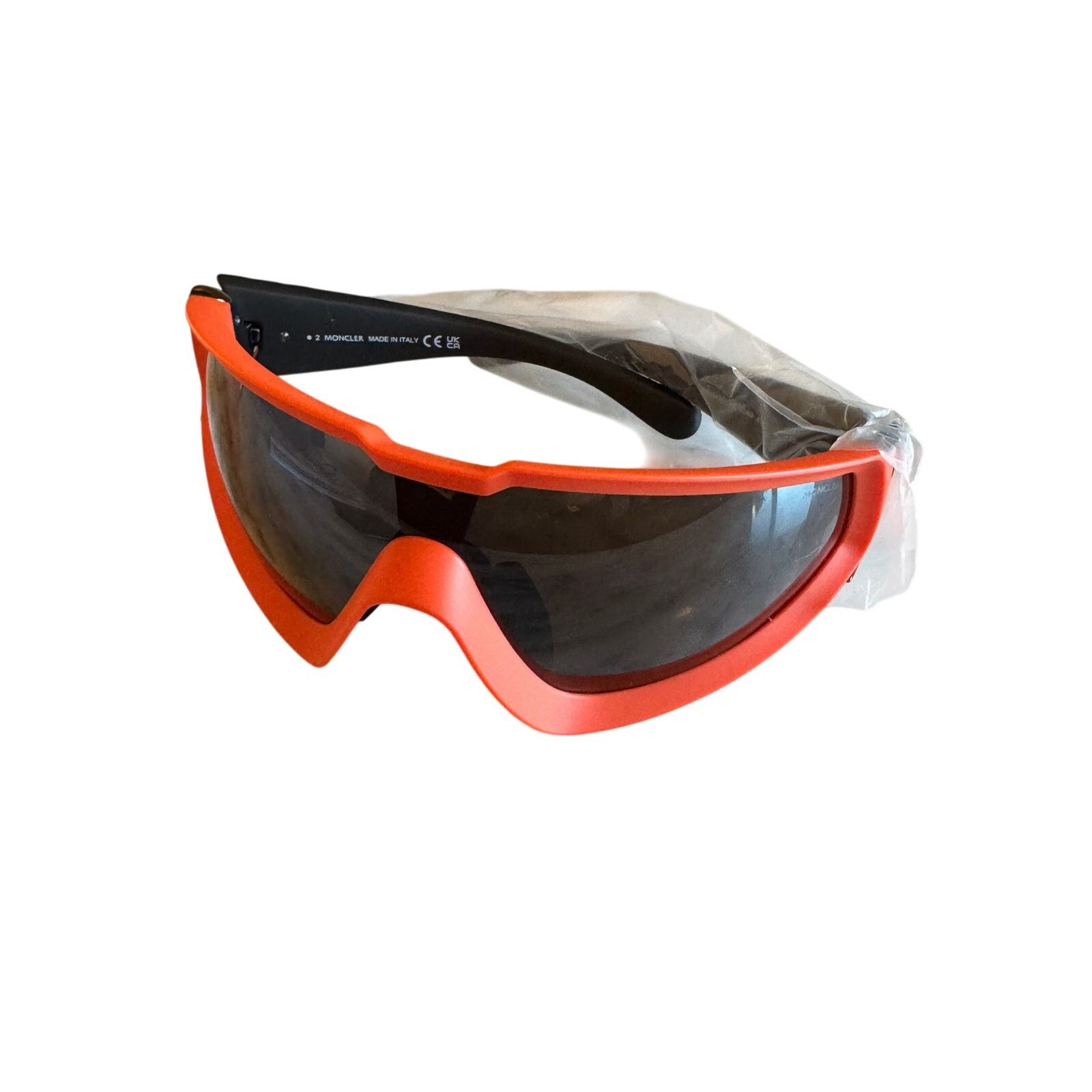 Moncler Moncler Wrapid Sunglasses ML0249 43A Matte Orange/Black 0mm Size ONE SIZE - 1 Thumbnail