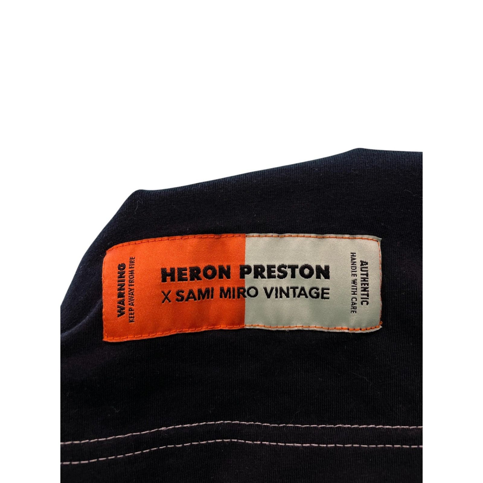 Heron Preston Heron Preston T-Shirt Black Flames Size US XL / EU 56 / 4 - 2 Thumbnail