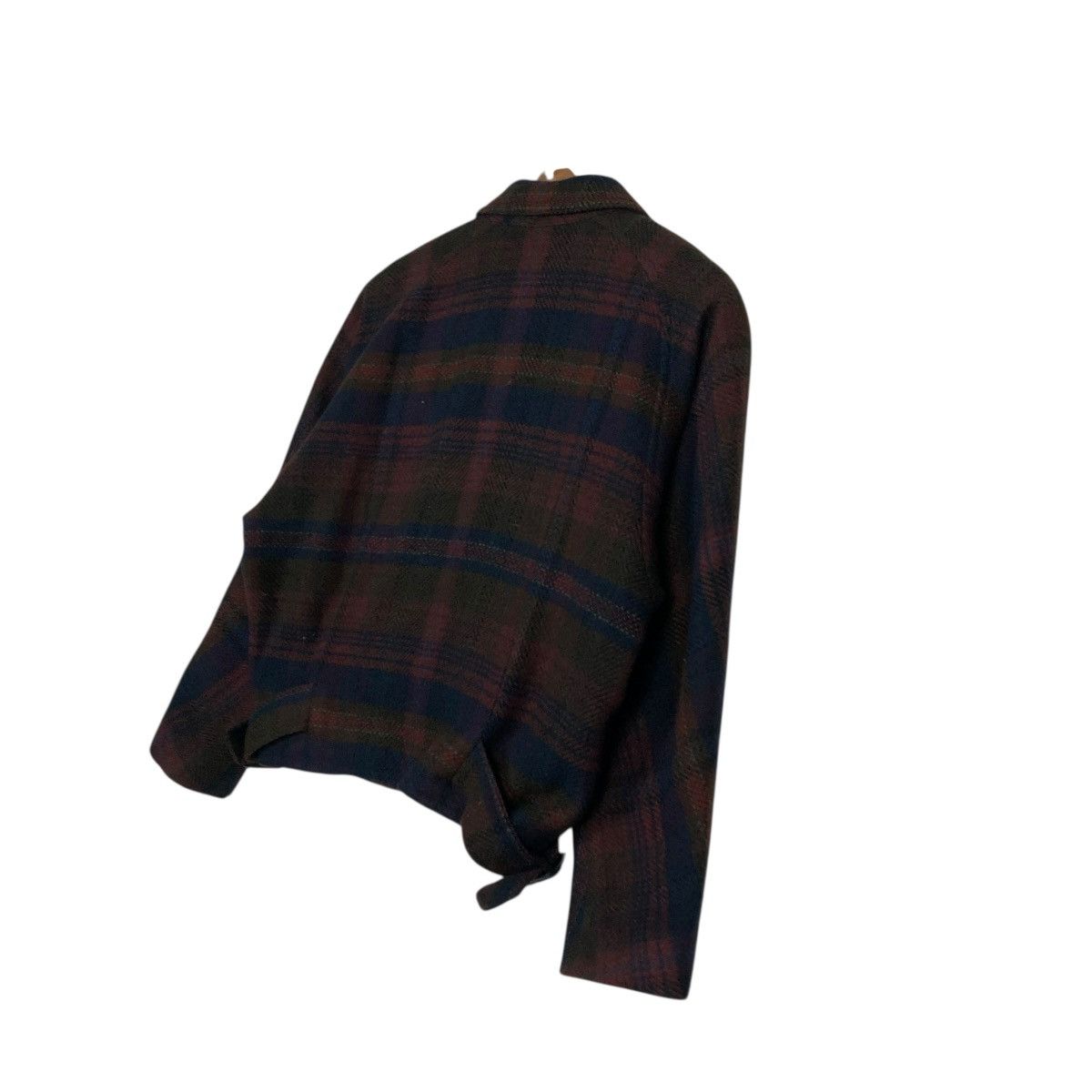 Japanese Brand 🔥VINTAGE WOOL BOMBER JACKET PARACHUTE DESIGN TARTAN GIO Size US M / EU 48-50 / 2 - 12 Thumbnail
