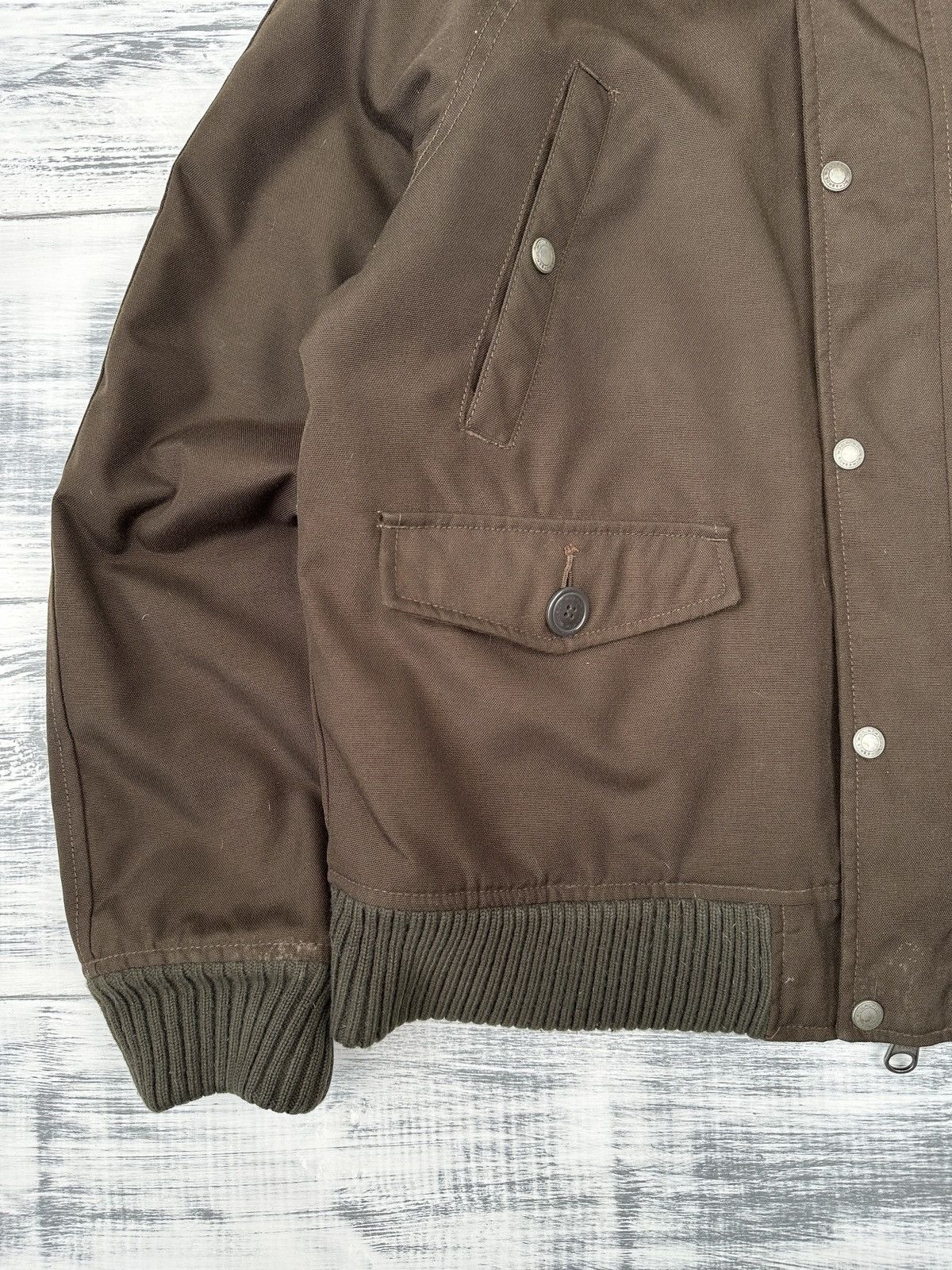 Woolrich Woolen Mills WOOLRICH Fur Collar Brown Thermolite Bomber Jacket Men’s M Size US M / EU 48-50 / 2 - 3 Thumbnail