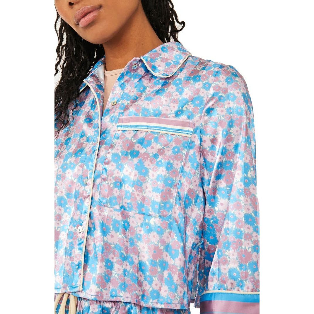 Free People New Free People Pillow Talk PJ Set $88 X-SMALL floral print. Size XS / US 0-2 / IT 36-38 - 3 Thumbnail