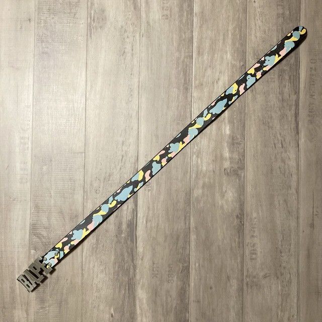 Bape BAPE New multi camo leather belt cotton candy camo NIGO Size ONE SIZE - 2 Thumbnail