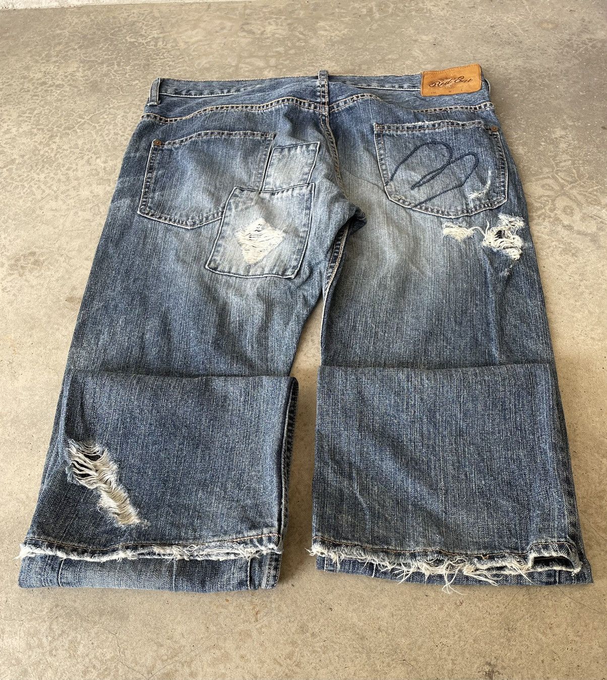 Jean Paul Smith Red Ear Denim Jeans Size US 34 / EU 50 - 4 Thumbnail