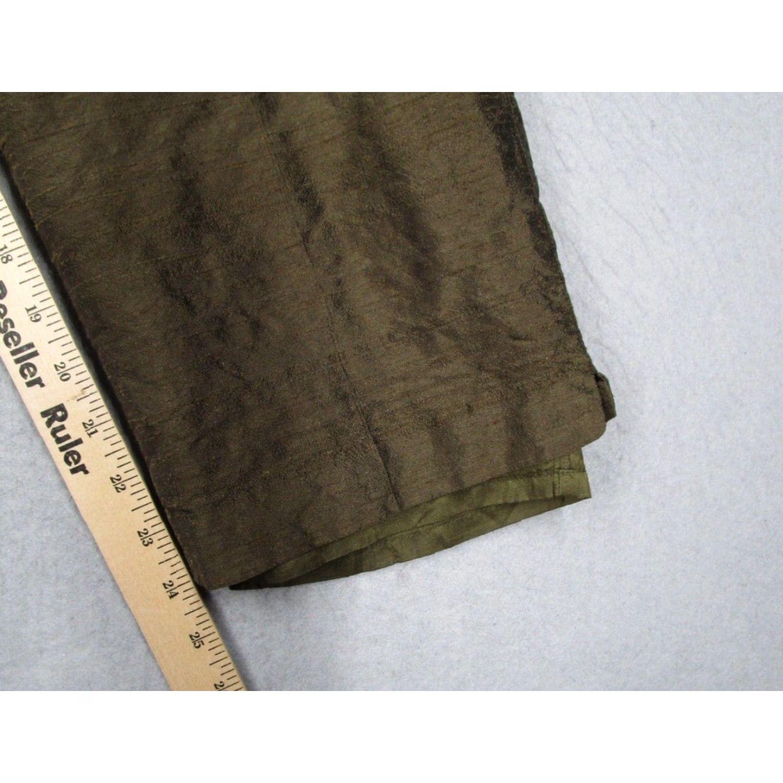 Ralph Lauren VINTAGE Ralph Lauren Women's Pants 12 Green High Rise Silk Casual Tapered City Retro Size 34" / US 12 / IT 48 - 7 Thumbnail