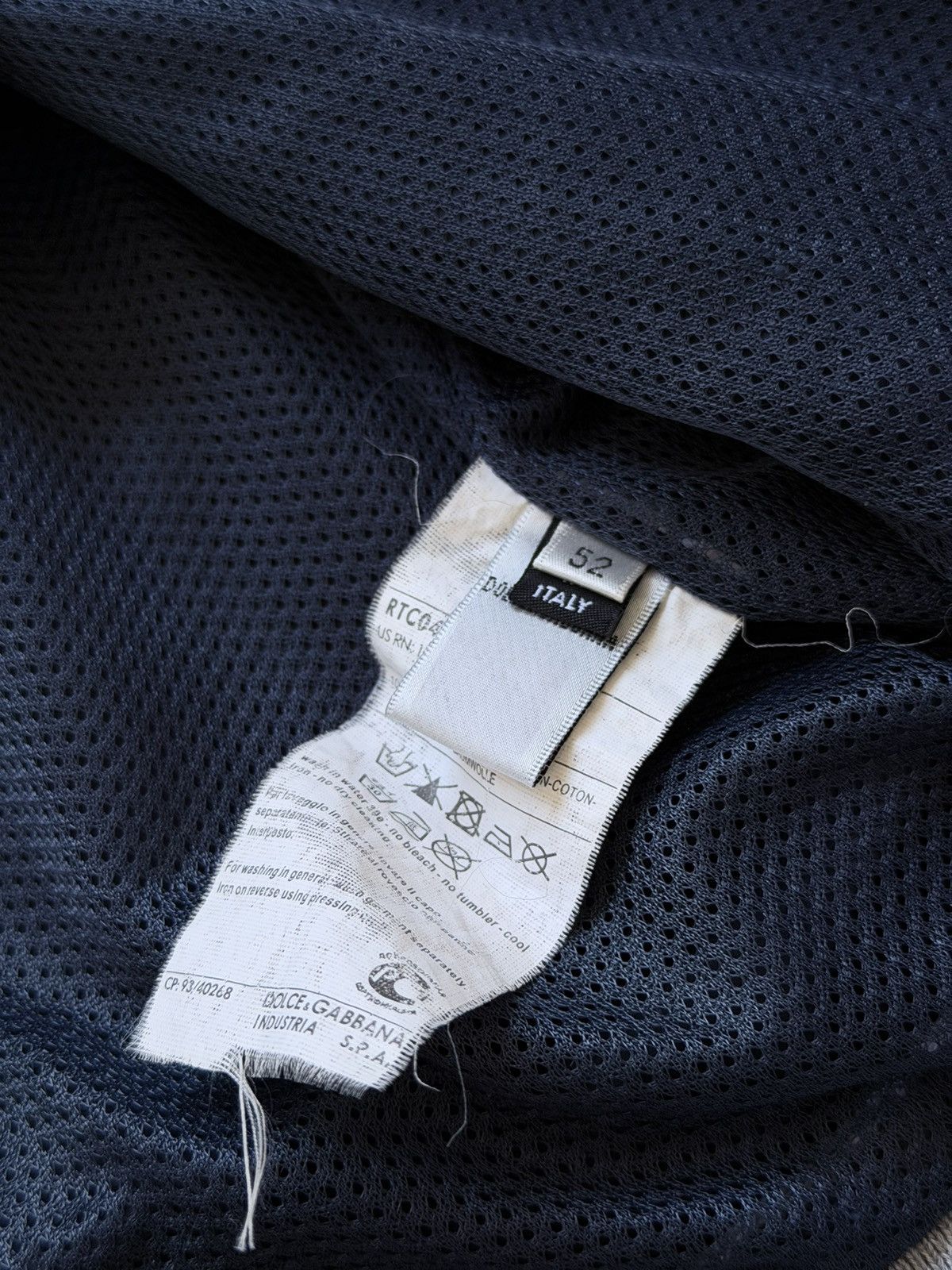Dolce & Gabbana Vintage 2000s Dolce & Gabbana Nylon Track Jacket Size US L / EU 52-54 / 3 - 8 Thumbnail