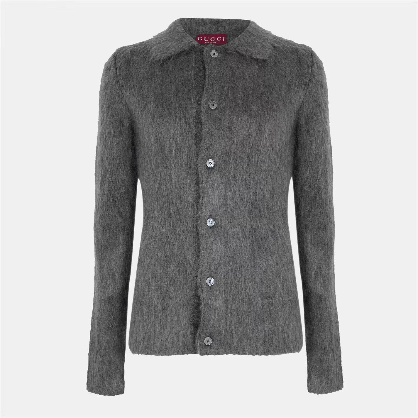 Gucci o1g2r1mq0426 Mohair Jumper in Grey Size US L / EU 52-54 / 3 - 1 Thumbnail