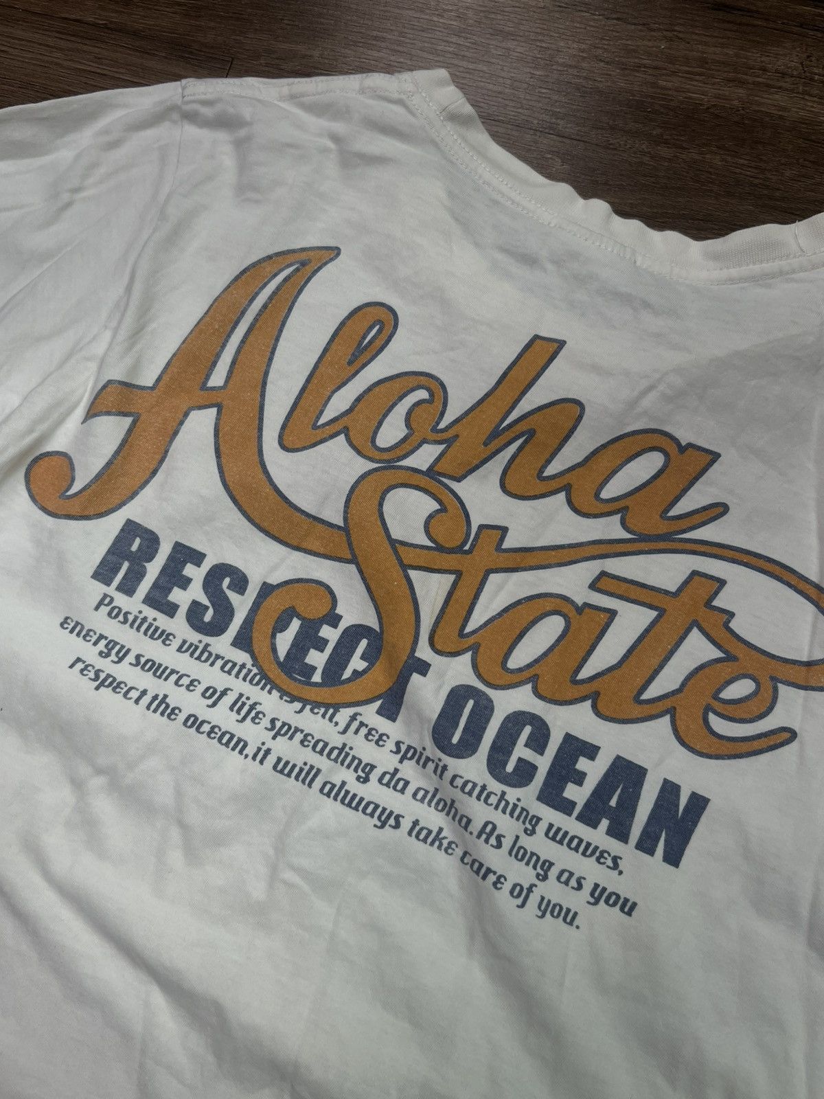 Ron Jon Surf Shop 🔥 Piko Aloha State Vintage Big Logo White T-Shirt Surf Style Size US S / EU 44-46 / 1 - 5 Thumbnail