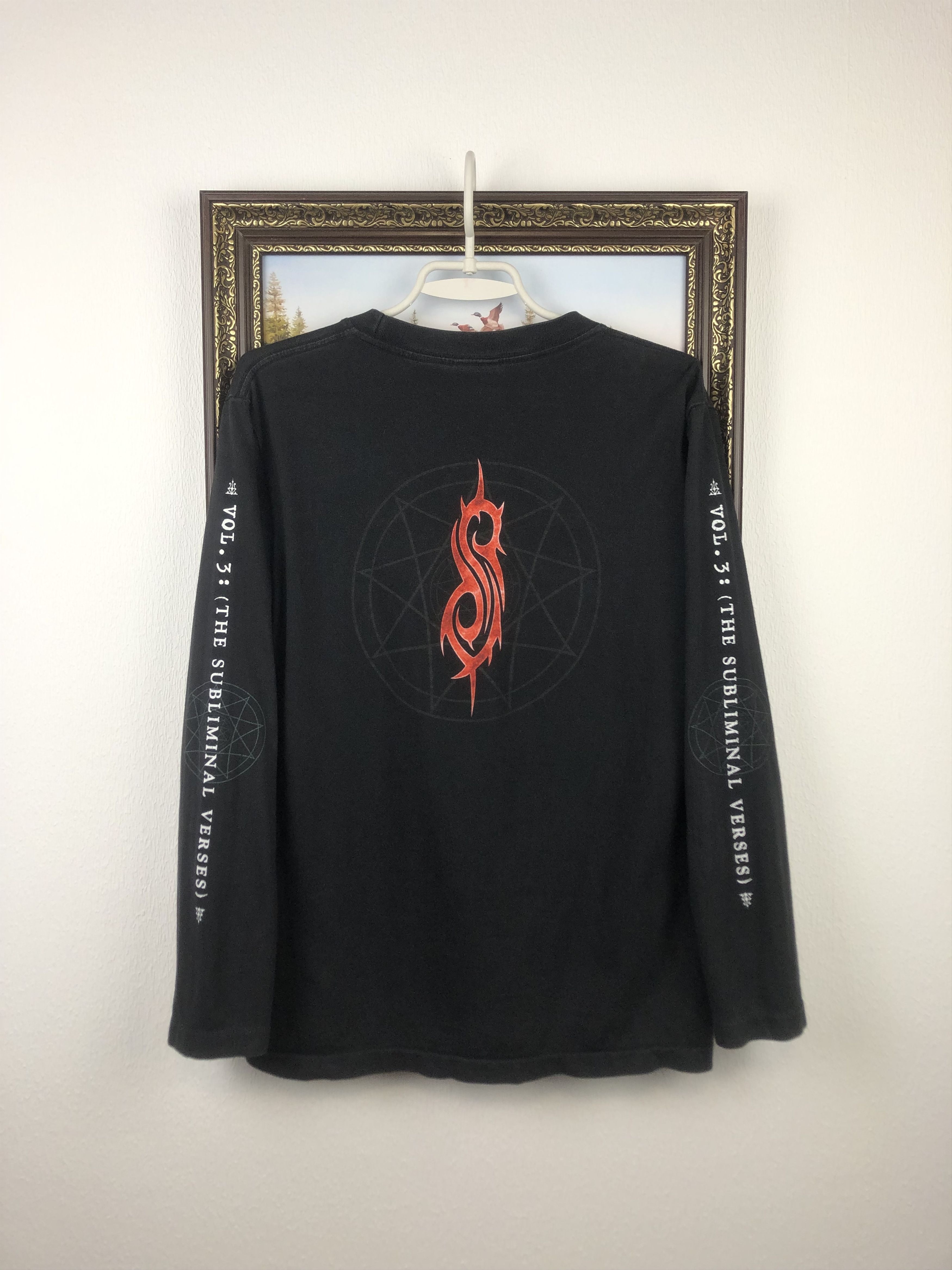 Band Tees Vintage Slipknot Over Print Band Shirt Long Sleeve Tee Iowa Size US S / EU 44-46 / 1 - 14 Thumbnail