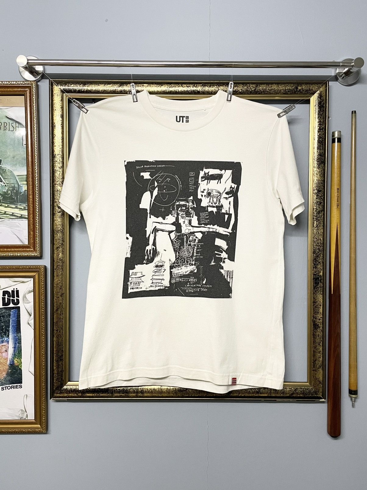 Jean-Michel Basquiat Designer Jean-Michael Basquait X Uniqlo Art Printed Tshirt Size US M / EU 48-50 / 2 - 1 Thumbnail