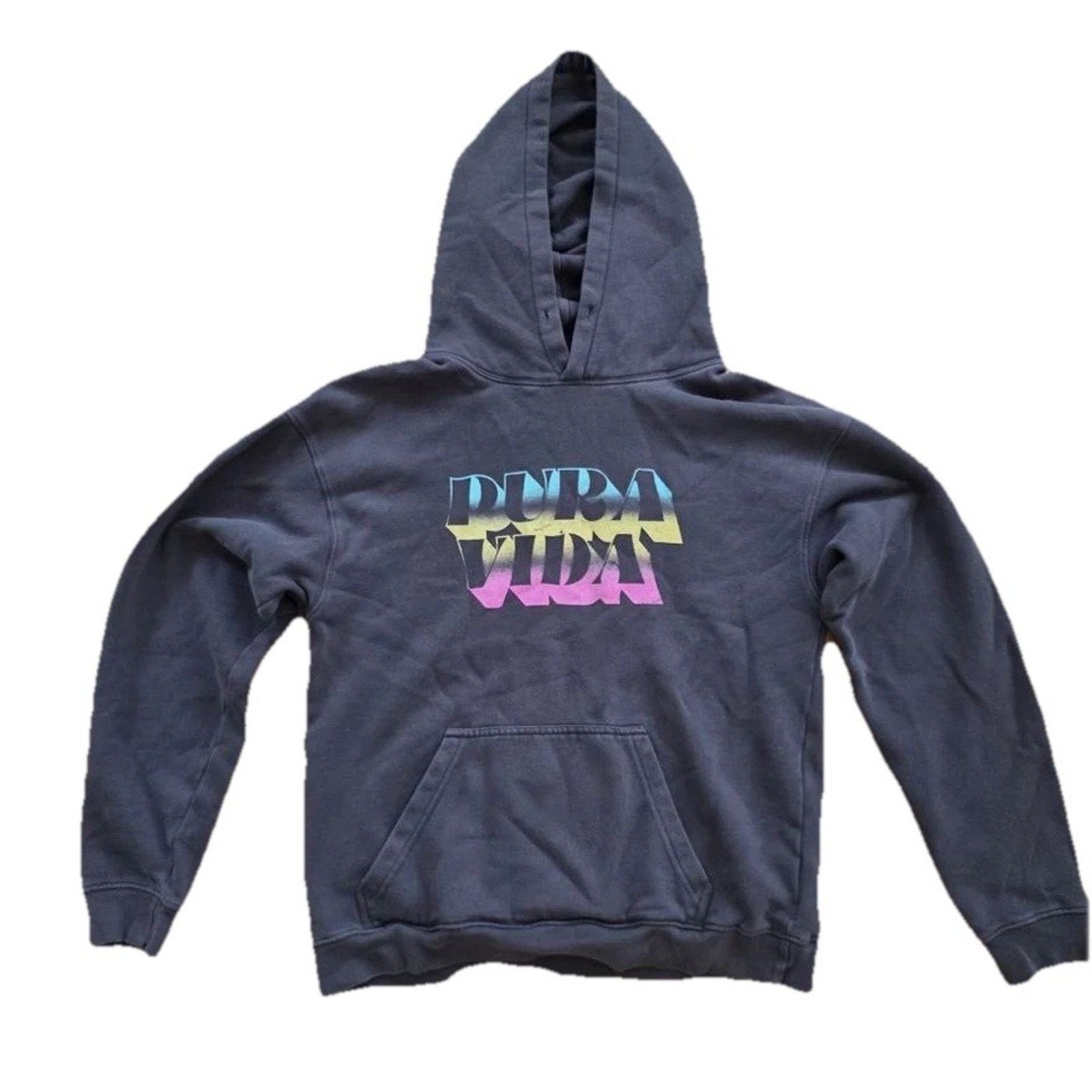 Puma Pura Vida PV Color Block Hoodie Pullover Sweatshir S A001040 Size S / US 4 / IT 40 - 1 Thumbnail