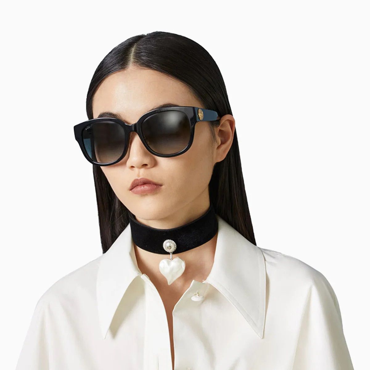 Gucci NEW Gucci GG1550SK 003 Women Square Sunglasses GG 1550SK Size ONE SIZE - 3 Thumbnail