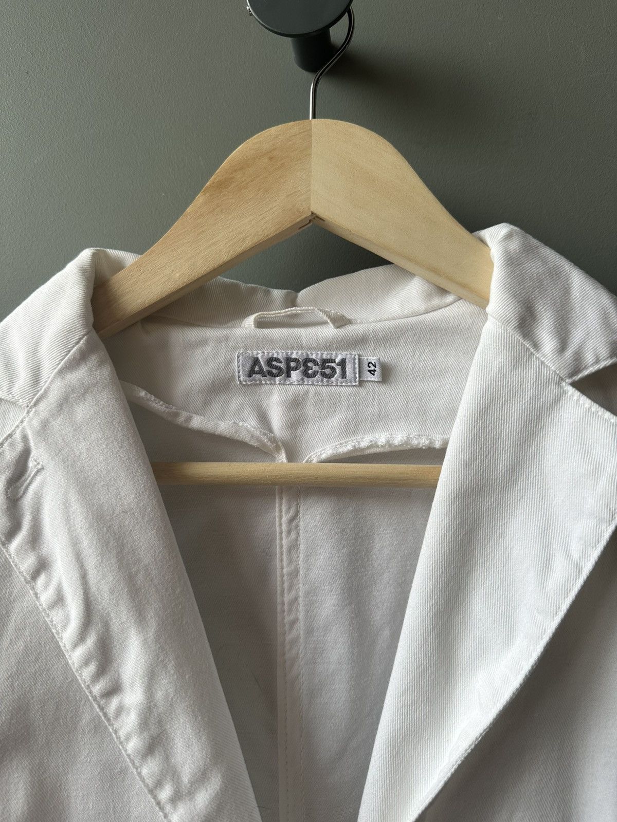 Aspesi Aspesi White Cotton Blazer Size 42 Size M / US 6-8 / IT 42-44 - 3 Thumbnail