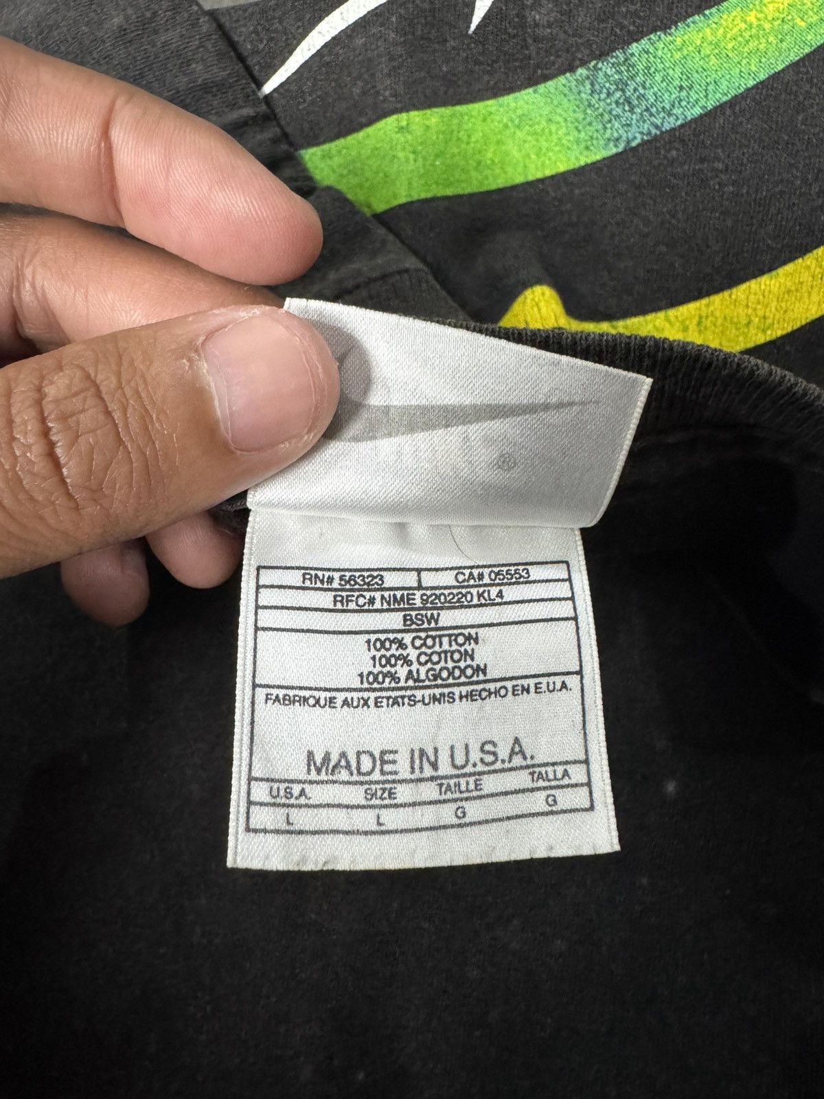 Nike VINTAGE 90’S NIKE IRONMAN T-SHIRT Size US L / EU 52-54 / 3 - 7 Thumbnail