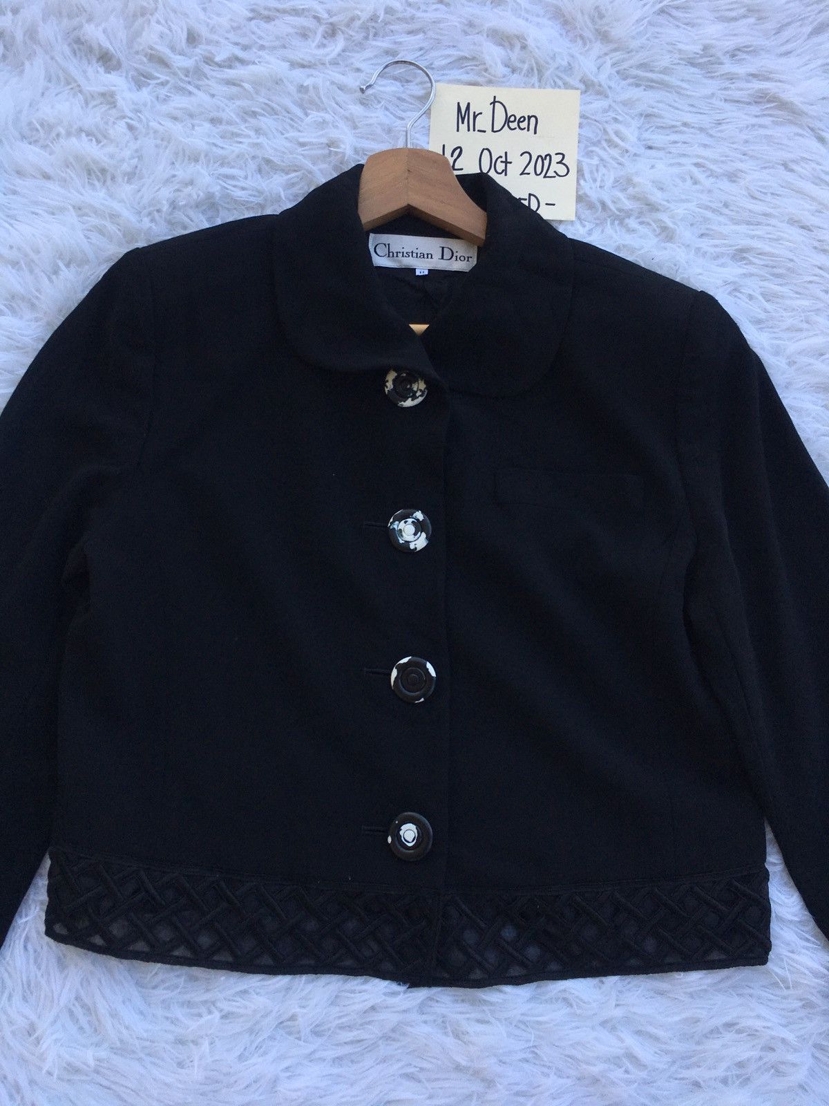 Christian Dior Monsieur Rare Vintage 90s Christian Dior Low Cut Blazer Women Size M / US 6-8 / IT 42-44 - 6 Thumbnail