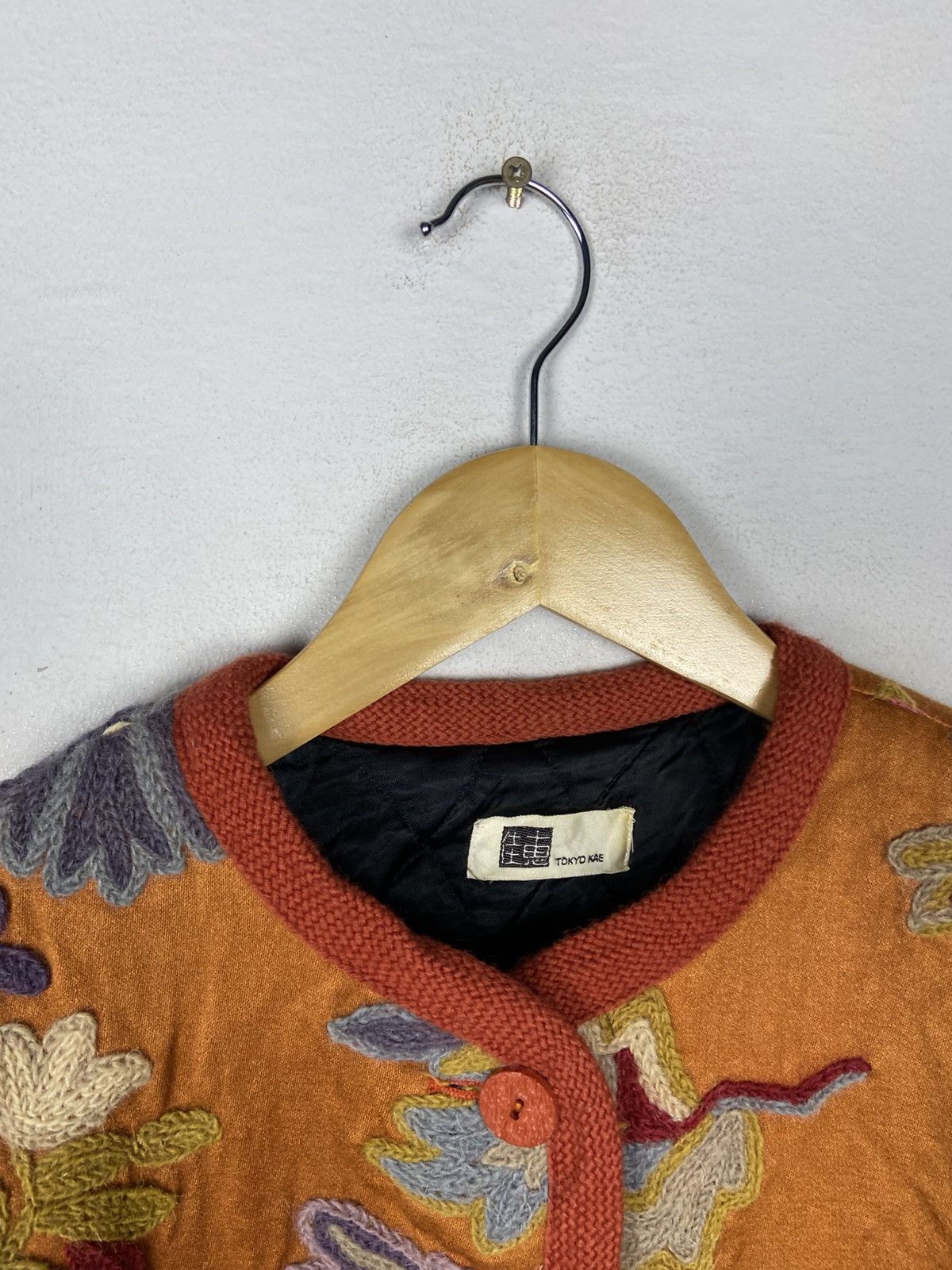 Japanese Brand VINTAGE BOHO EMBROIDERED FOLK ART ETHNUV HIPPIE Size L / US 10 / IT 46 - 6 Thumbnail