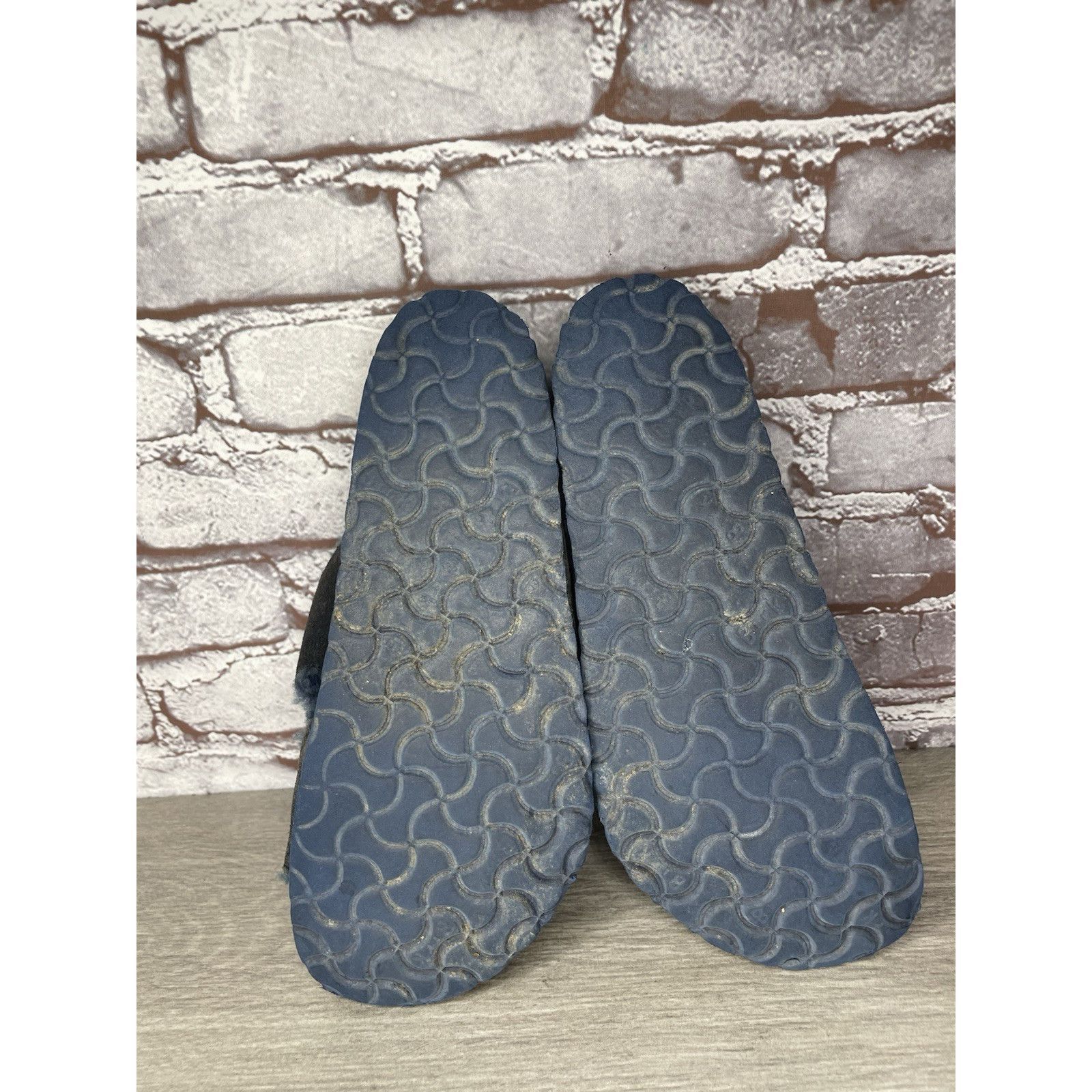Birkenstock Birkenstock Arizona Fur Midnight Navy Strap Slides Sandals W Size US 10 / IT 40 - 23 Thumbnail