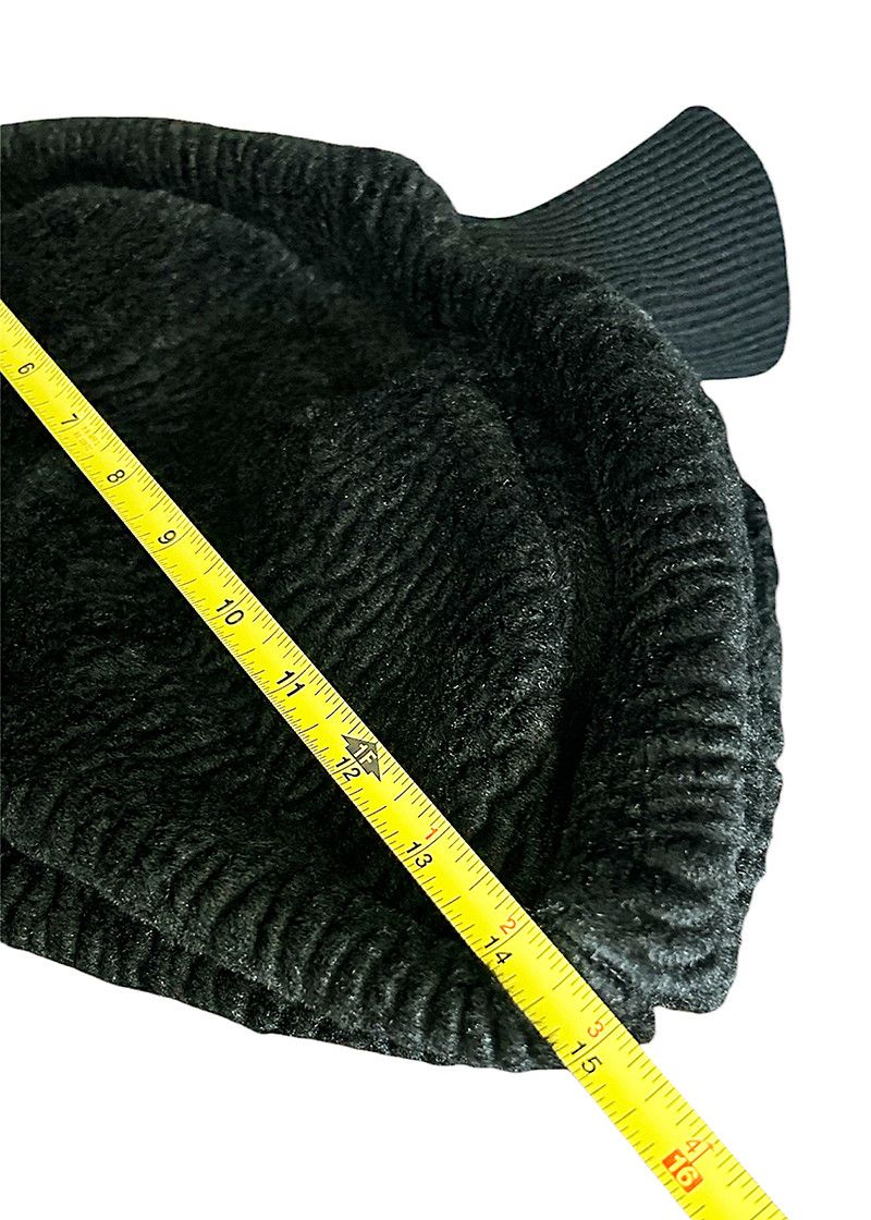 Burberry Burberry Black Chenille Puffy Sleeve Gloves (US Size 7) Size ONE SIZE - 6 Thumbnail