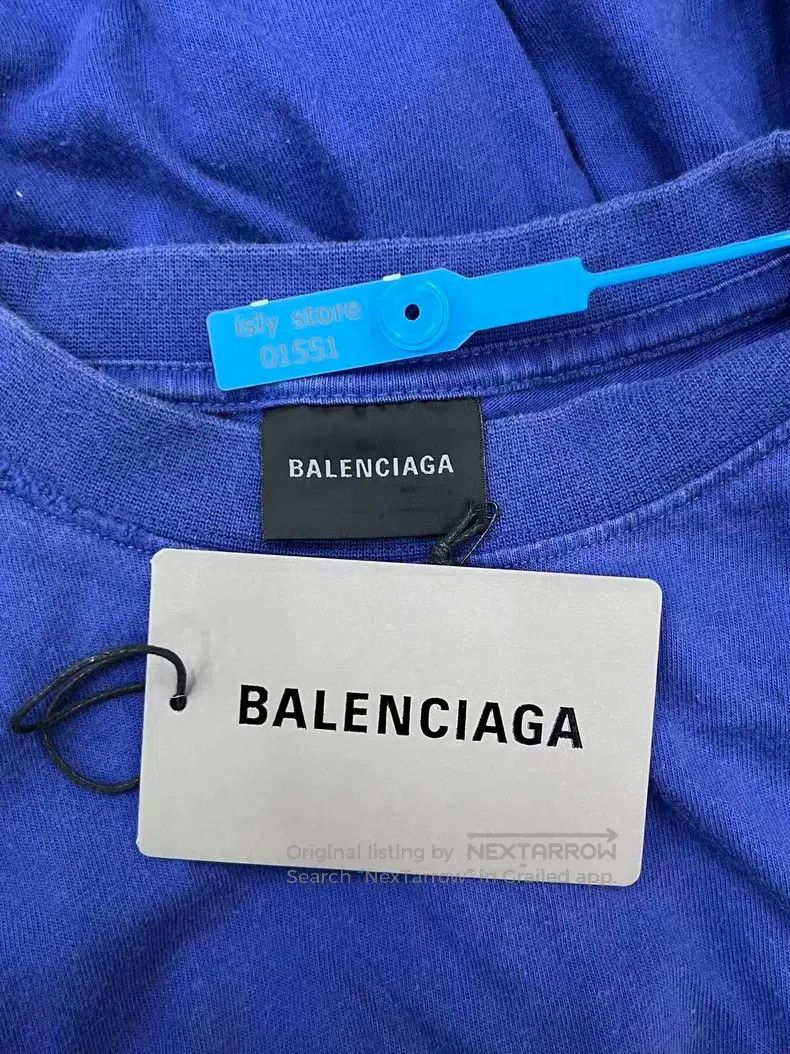 Balenciaga Balenciaga Alphabet Logo Print Short Sleeve Drop Shoulder Size US S / EU 44-46 / 1 - 5 Thumbnail