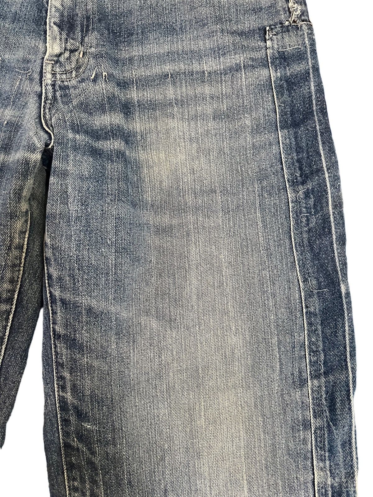 Jun Takahashi UniqloY2K Baggy Distress Style Jeans Size US 31 - 4 Thumbnail