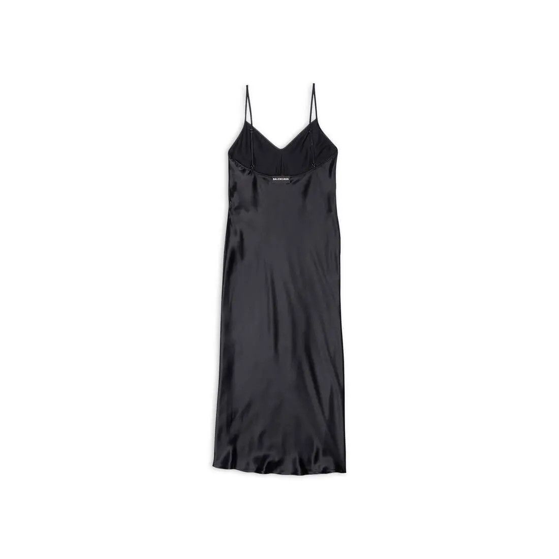 Balenciaga o1bcso1str0425 Pyjama Dress in Black Size M / US 6-8 / IT 42-44 - 2 Thumbnail