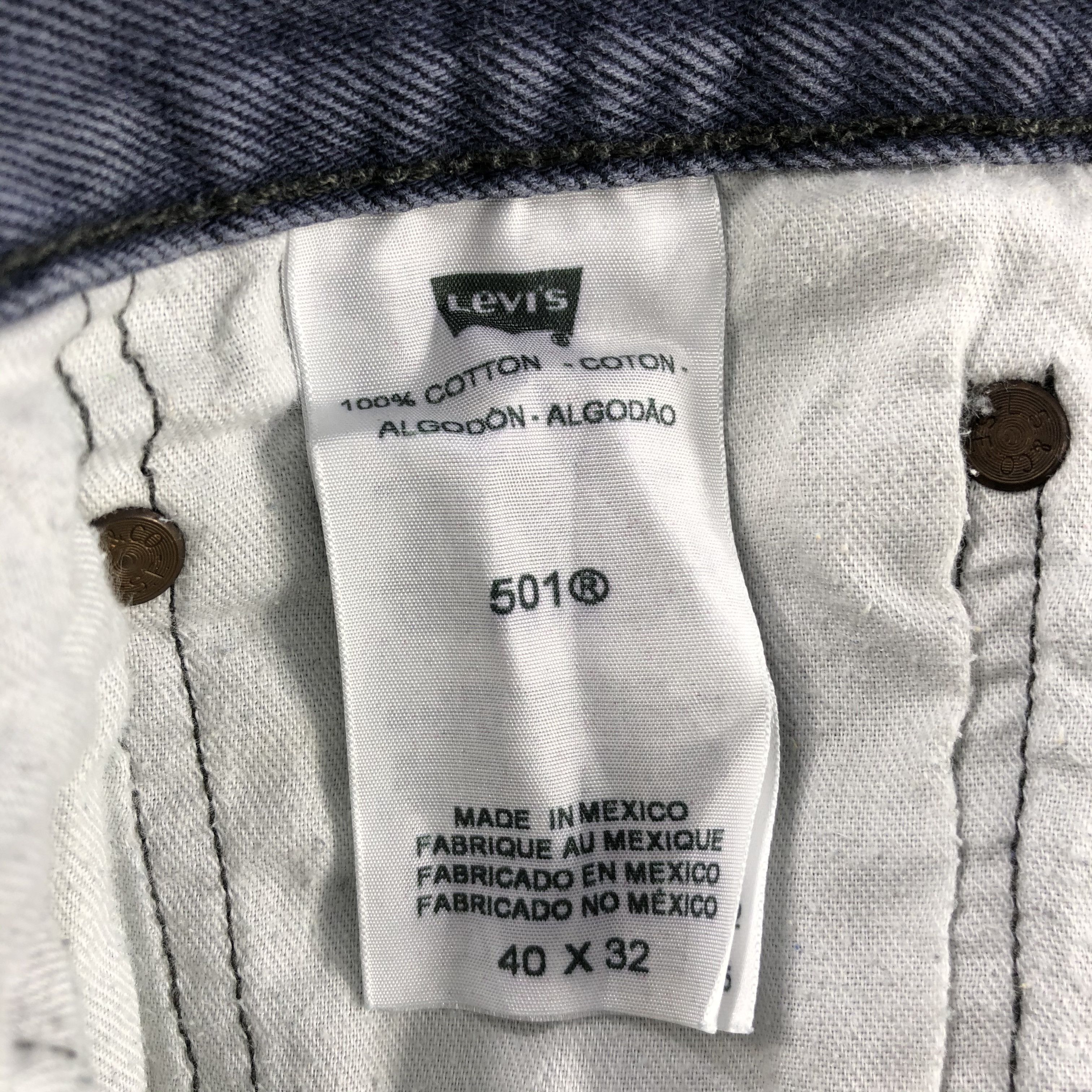 Levi's Vintage Light Wash Levis 501 Jeans-J2199 Size US 40 / EU 56 - 11 Thumbnail