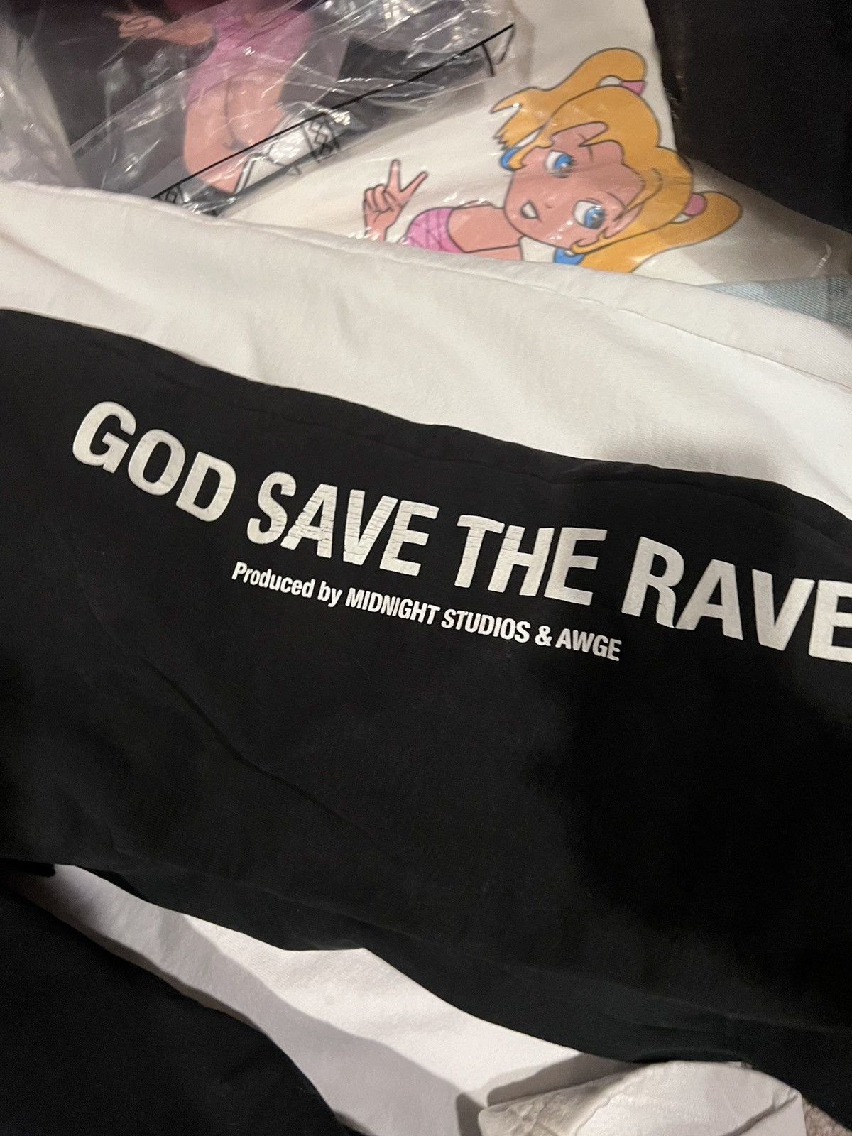 A$AP Rocky × AWGE × Midnight Studios GOD SAVE THE RAVE | Midnight Studios | AWGE Size US 30 / EU 46 - 4 Thumbnail