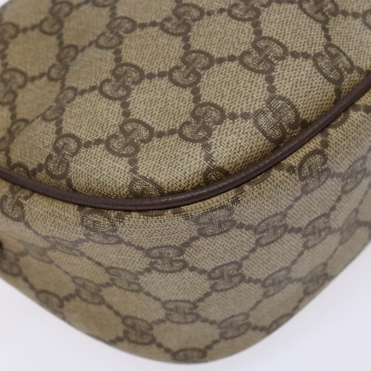 Gucci GUCCI GG Supreme Web Sherry Line Shoulder Bag Pvc Beige 001 Size ONE SIZE - 13 Thumbnail