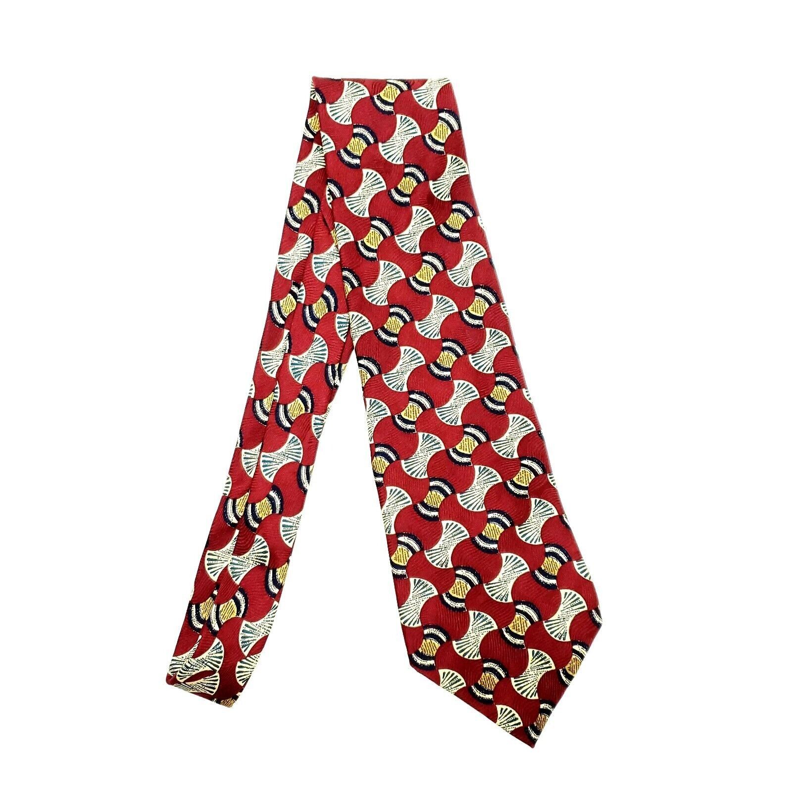 Givenchy Givenchy Monsieur Silk Tie Print Red Wide Geometric Size ONE SIZE - 6 Thumbnail