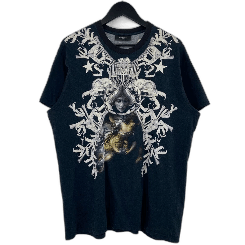 Givenchy Givenchy Givenchy Oil Painting Short Sleeve TShirt -2507 Size US XXS / EU 40 - 1 Thumbnail