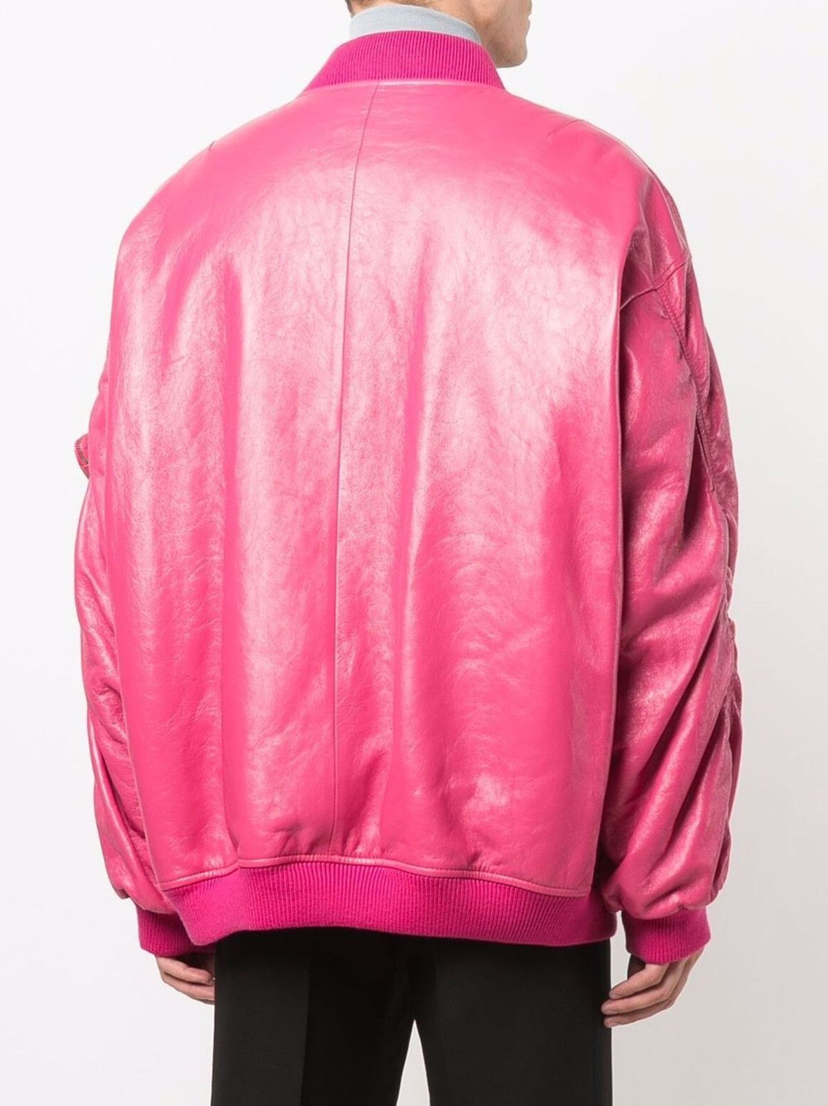 Prada 🔥6.9K VALUE🔥RUNWAY Prada Leather Bomber Jacket Size US M / EU 48-50 / 2 - 5 Thumbnail