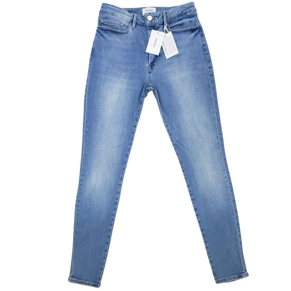Frame NWT FRAME Le One Skinny Cropped Jeans Organic Cotton Stretch Size 26" / US 2 / IT 38 - 4 Thumbnail