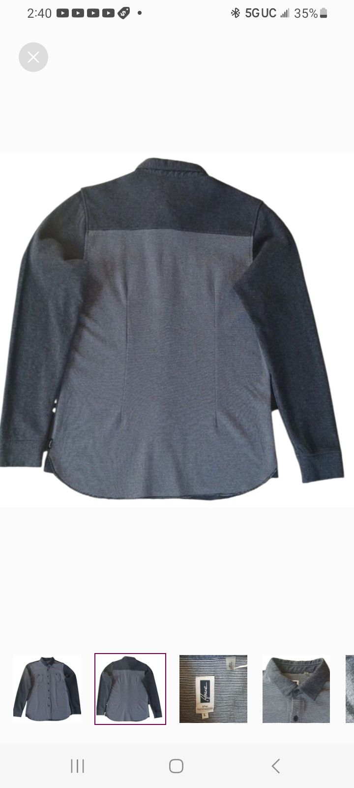 Howe Howe No 65 Knitted Long-Sleeve Shirt Size US L / EU 52-54 / 3 - 2 Thumbnail