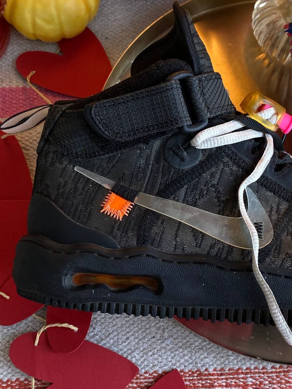 Nike × Off-White Nike x Off-White Air Force 1 Low Black DO6290-001 Size US 6.5 / EU 39-40 - 9 Thumbnail