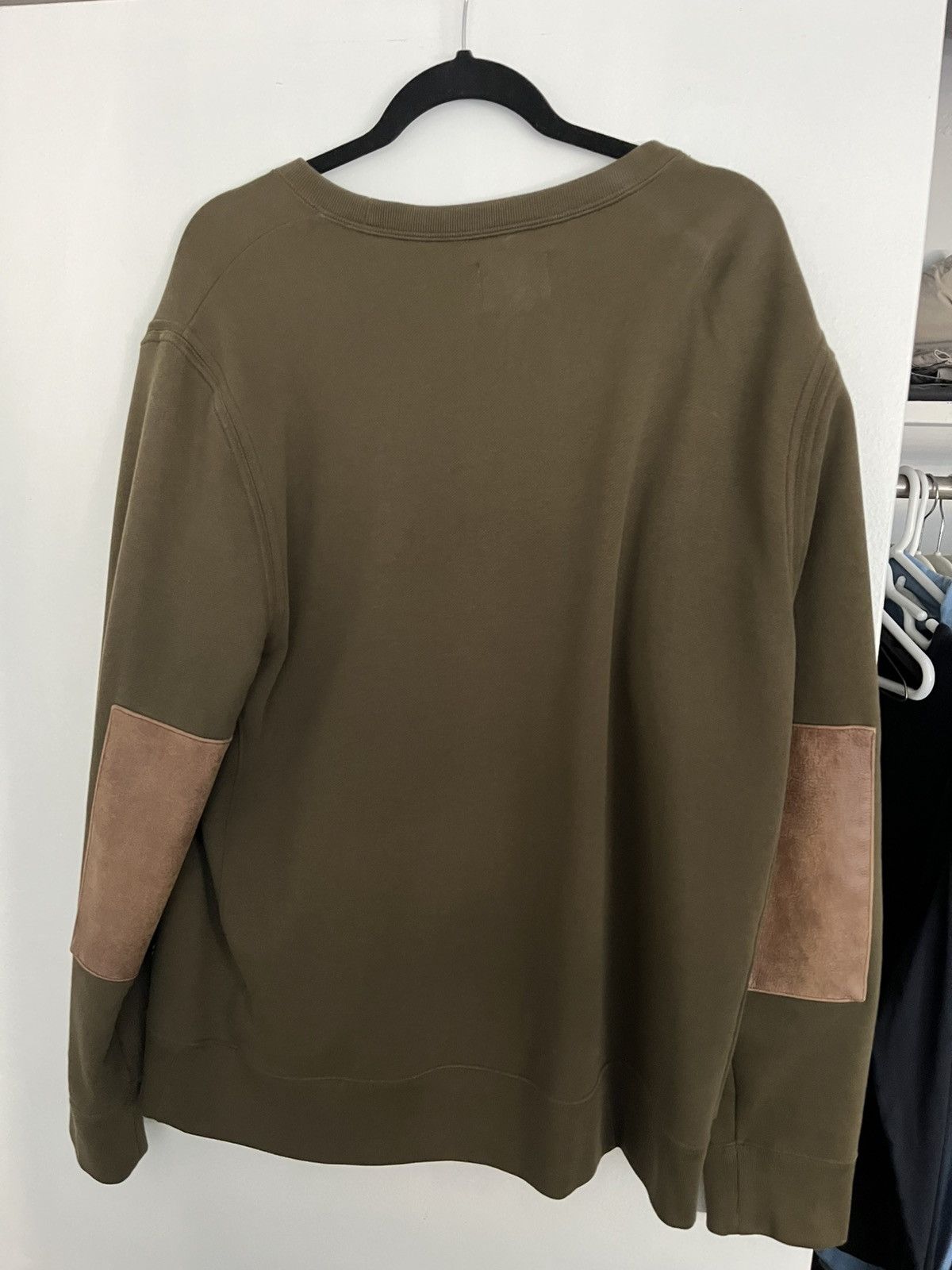 Billy Reid Olive green crew neck Billy Reid sweater Size US XL / EU 56 / 4 - 5 Thumbnail