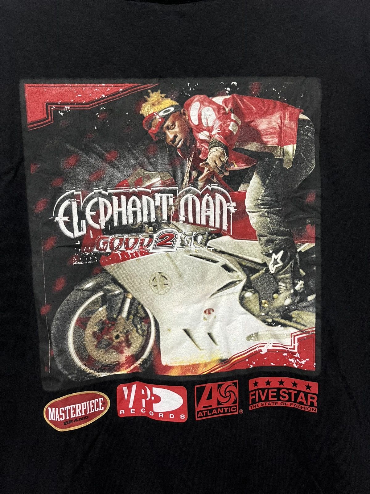 Rap Tees 🔥Vtg Elephant Man Album Good 2 Go Promo Shirt Size US XL / EU 56 / 4 - 5 Thumbnail