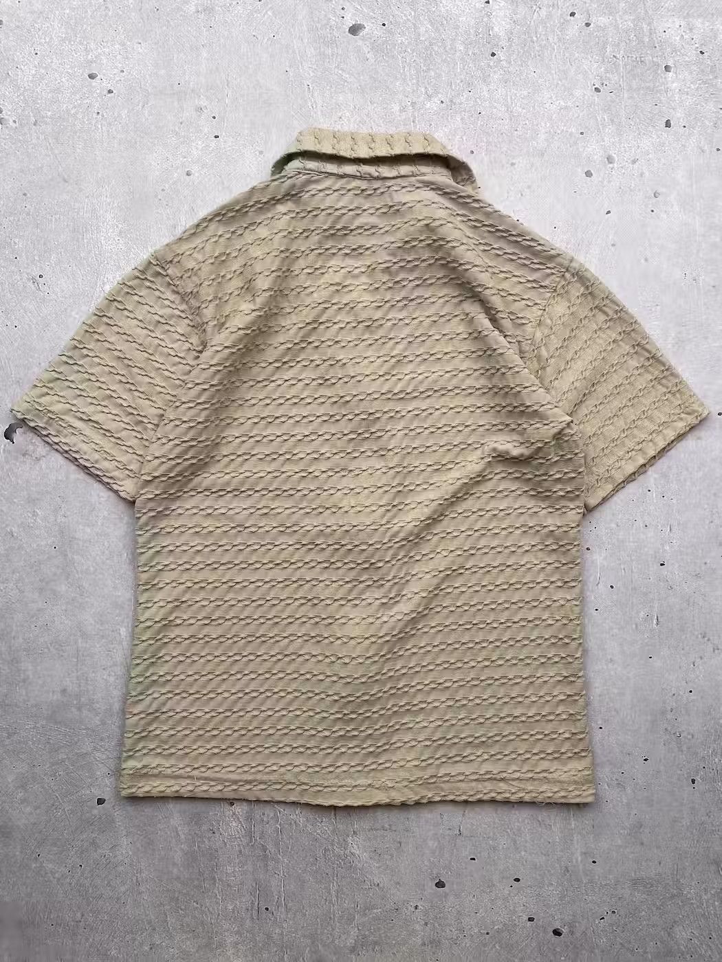 Japanese Brand × Vintage Vintage Full Zipped Polo Tee Size US S / EU 44-46 / 1 - 4 Thumbnail