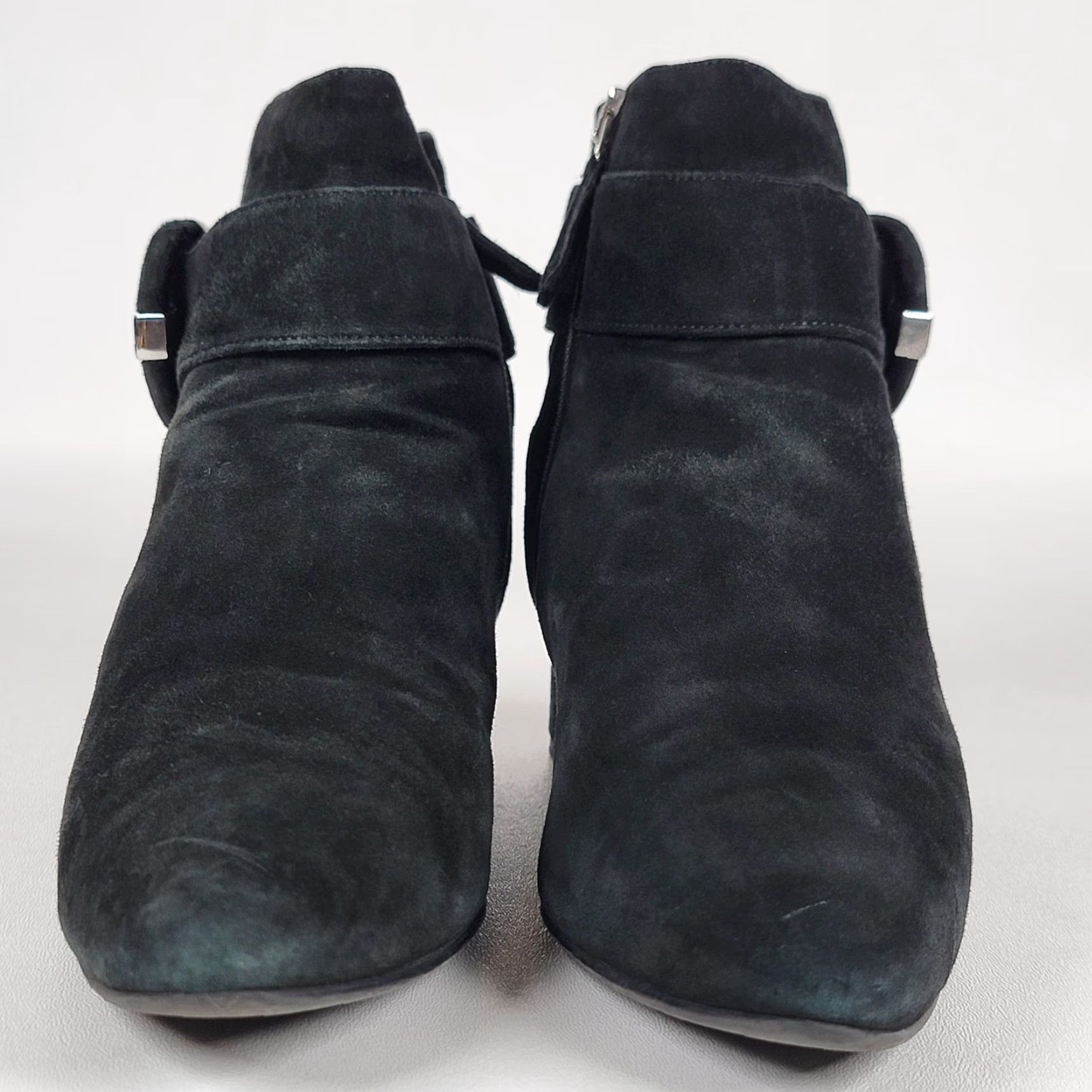 Aquatalia Aquatalia Women's Size 8 Black Suede Ankle Boots Made Italy Size US 8 / IT 38 - 3 Thumbnail