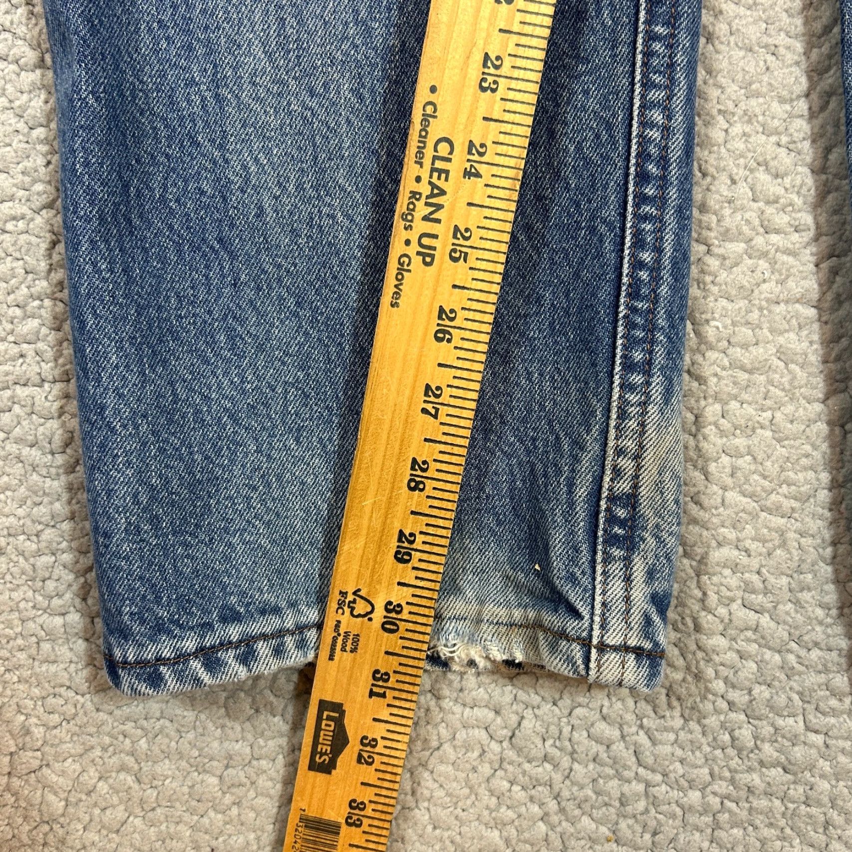 Carhartt Carhartt Mens Jeans 34x32 Blue Denim Loose Fit Workwear Carpenter Pants Jeans Regular Mens Blue Workwear Carhartt 34 32 Size US 34 / EU 50 - 7 Thumbnail
