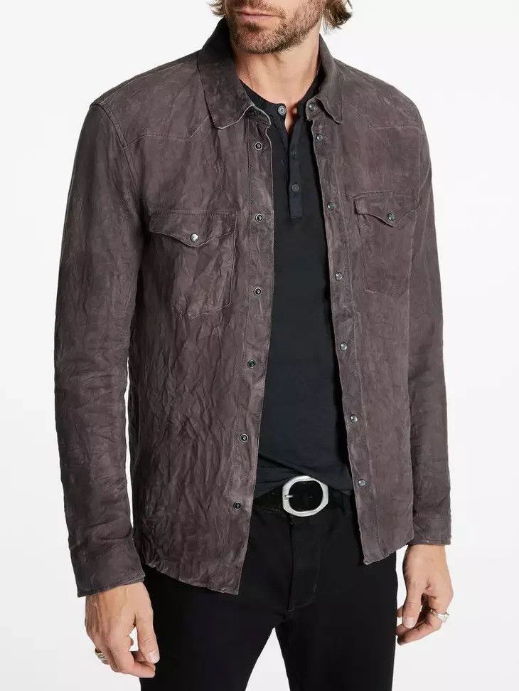 John Varvatos Mason Shirt Jacket Size EU 52 USA 42 Size US L / EU 52-54 / 3 - 1 Thumbnail
