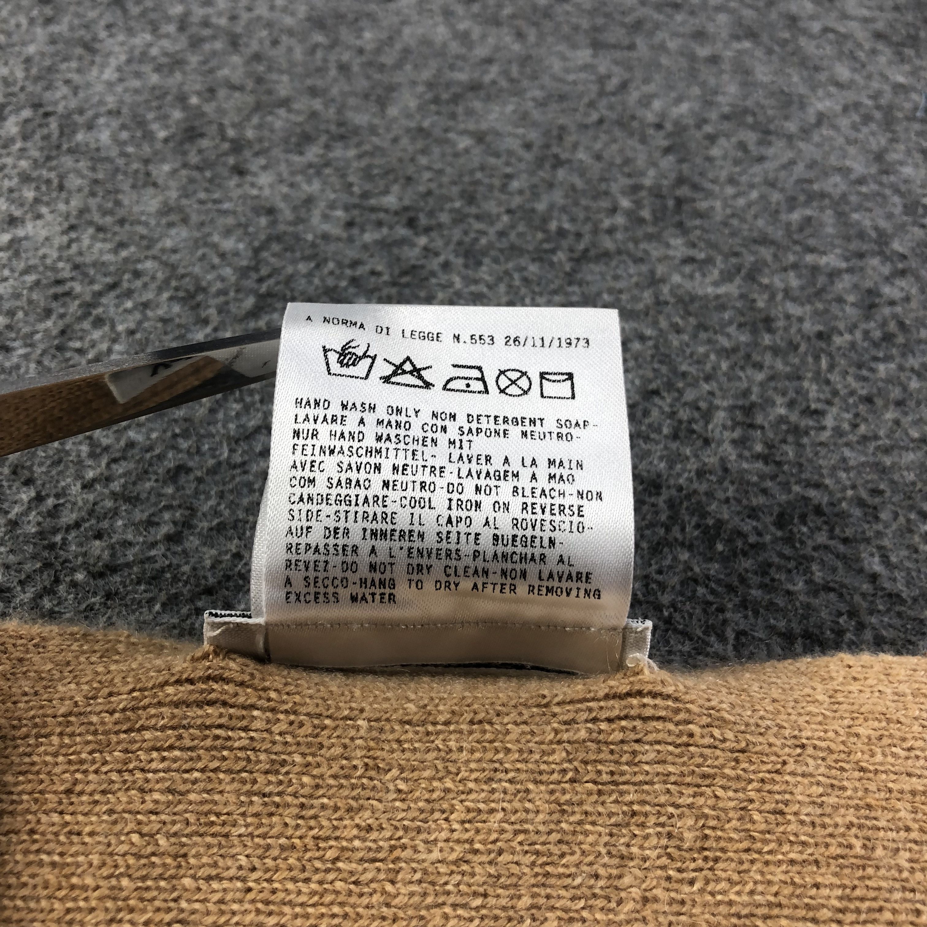 Vintage Valeria Zaccarelli Italia Cashmere Scarf Muffler V1129 Size ONE SIZE - 5 Thumbnail