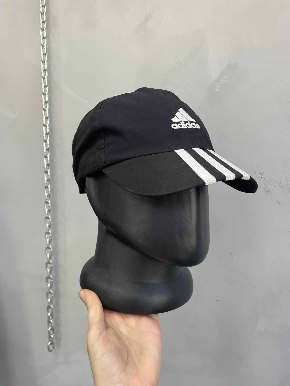Adidas Adidas Y-3 style Three Stripes Classic Logo cap hat Size ONE SIZE - 2 Thumbnail