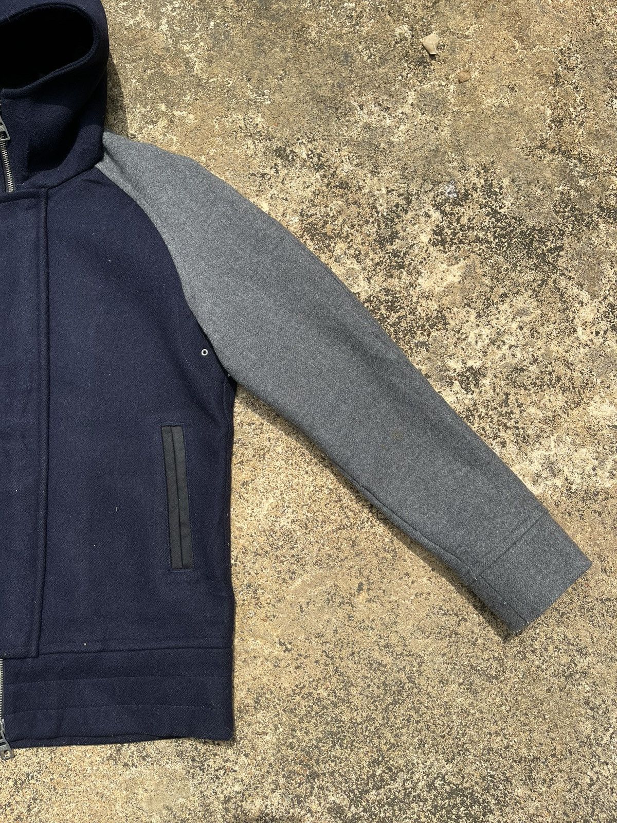 ABAHOUSE ABAHOUSE Sample Wool Hooded Jacket Size 3 (M-L) Size US M / EU 48-50 / 2 - 6 Thumbnail