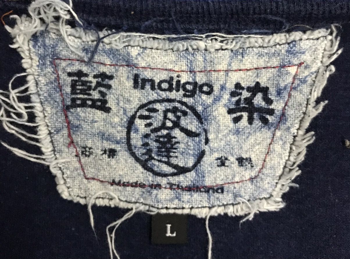 Indigo × Vintage Vintage Indigo Sleeveless Shirt Size US L / EU 52-54 / 3 - 9 Thumbnail