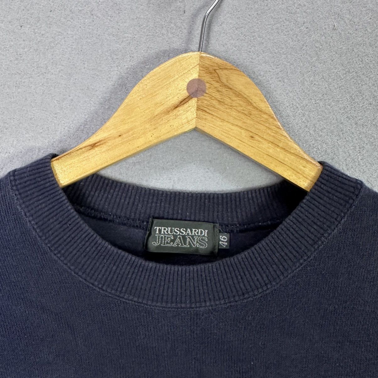 Trussardi Vintage Trussardi Jeans Crest Sweatshirt 90s Size US XL / EU 56 / 4 - 3 Thumbnail