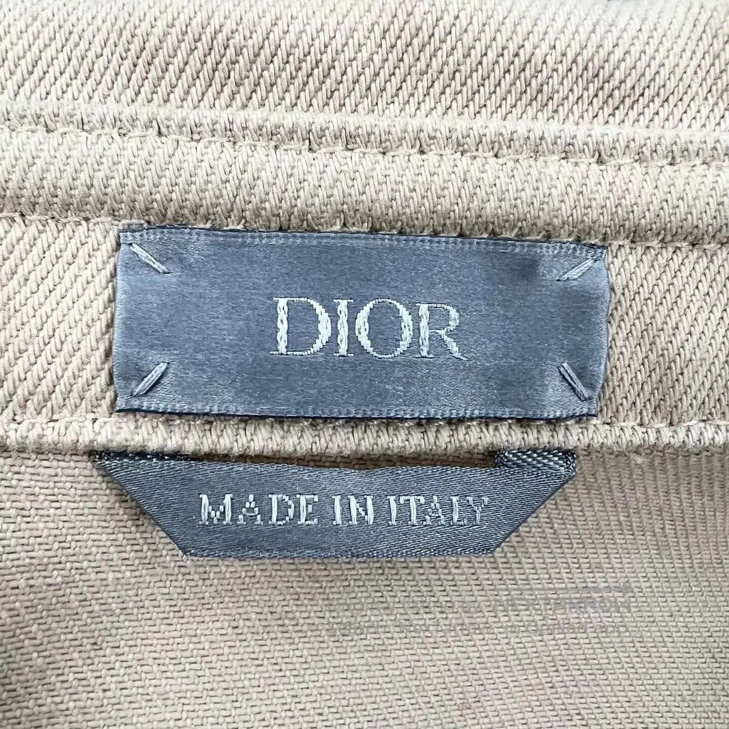 Dior Dior Beige Distressed Gradient Denim Jacket. Size US M / EU 48-50 / 2 - 4 Thumbnail