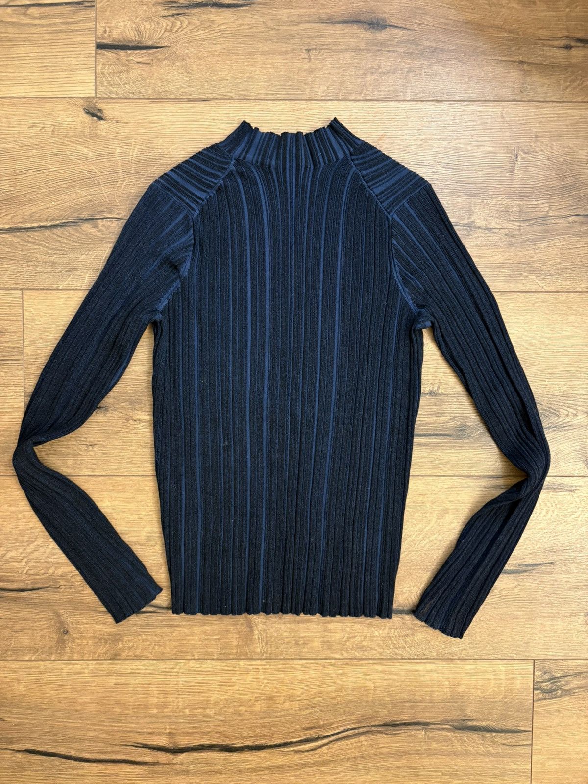 Acne Studios Acne Studios Ribbed Turtleneck Sweater Slim Fit Y2K Minimal Size US L / EU 52-54 / 3 - 2 Thumbnail