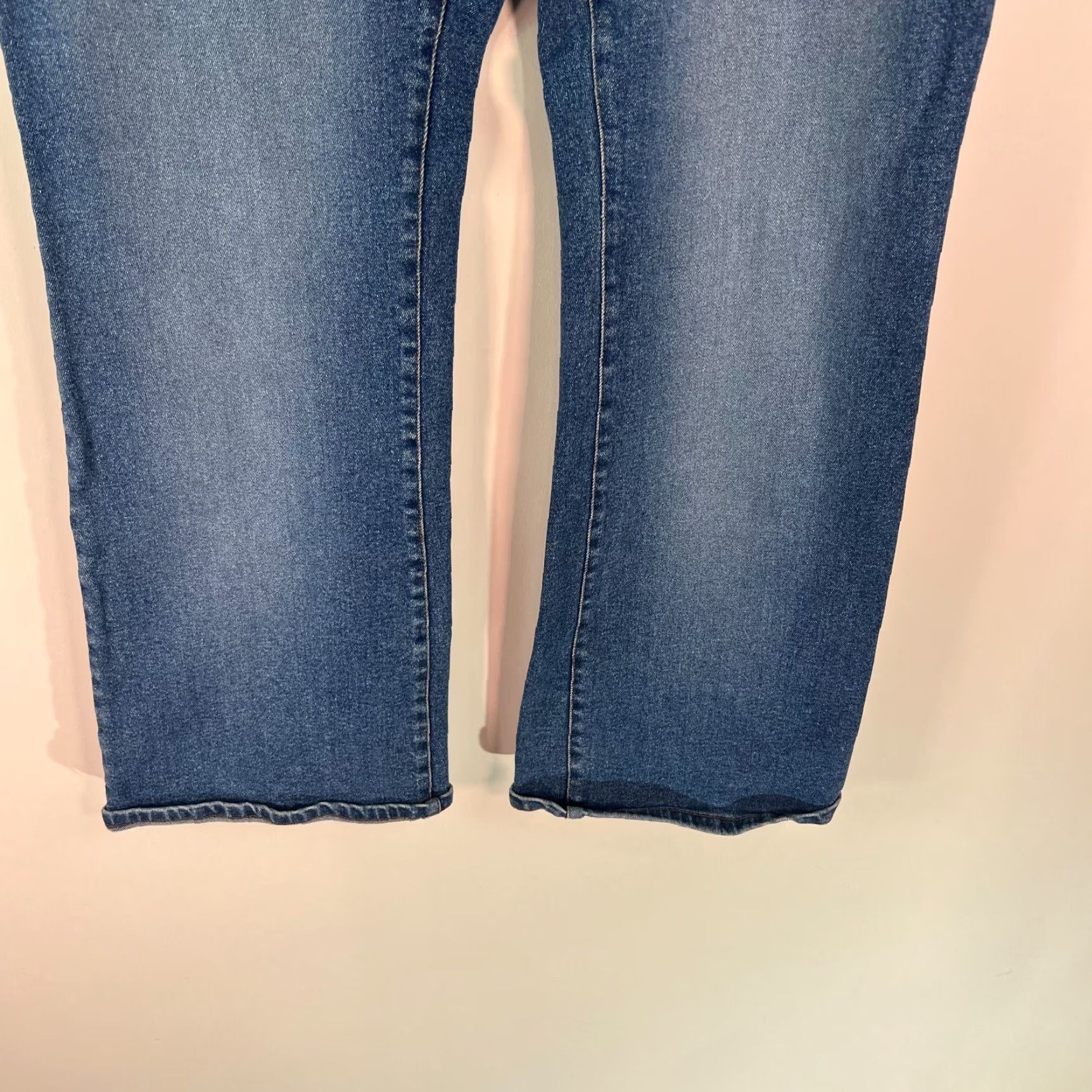 Denime VINTAGE Zana Di Womens Jeans Straight Leg Medium Wash Blue Denim Size 16 Size 38" / US 16 / IT 52 - 7 Thumbnail