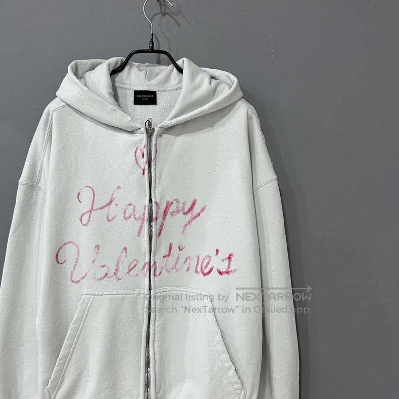 Balenciaga Balenciaga Valentine's Day Zip Hoodie Size US M / EU 48-50 / 2 - 2 Thumbnail