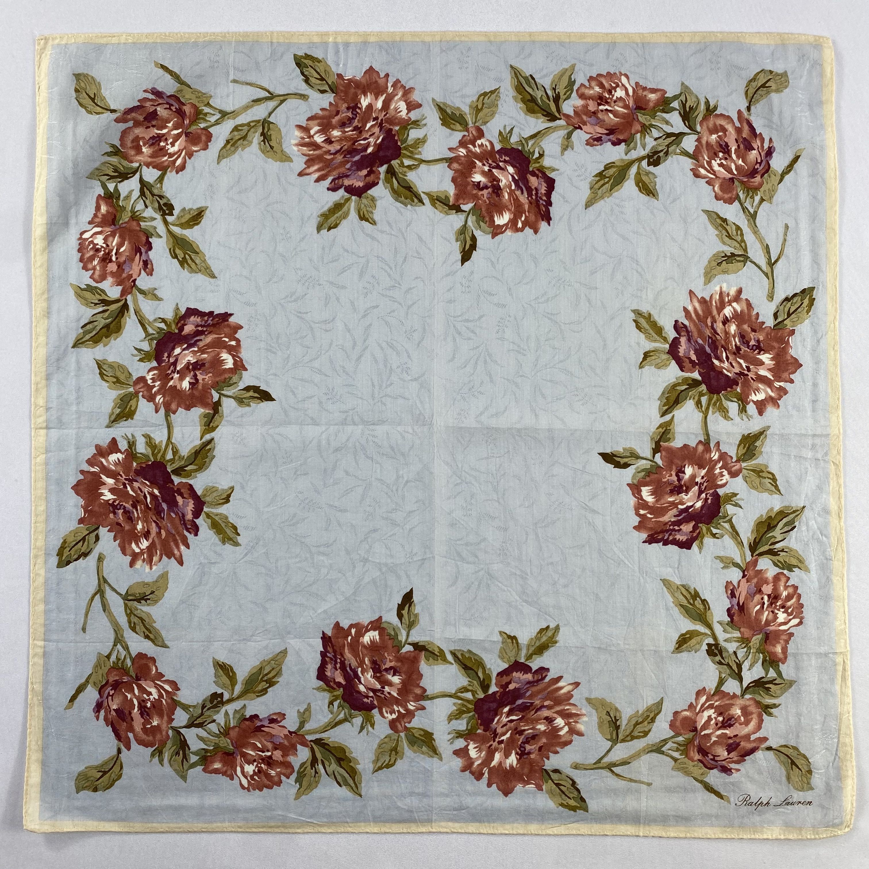 Ralph Lauren × Vintage Ralph Lauren Handkerchief / Neckerchief / Bandana-P1719 Size ONE SIZE - 1 Thumbnail